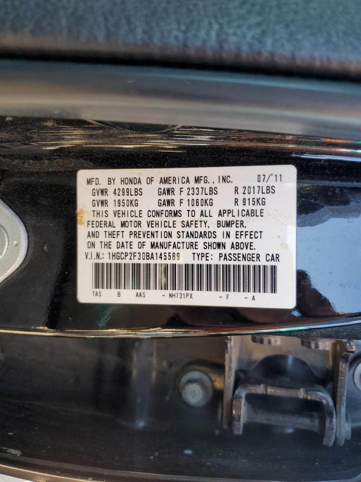 1HGCP2F30BA145589 2011 Honda Accord Lx