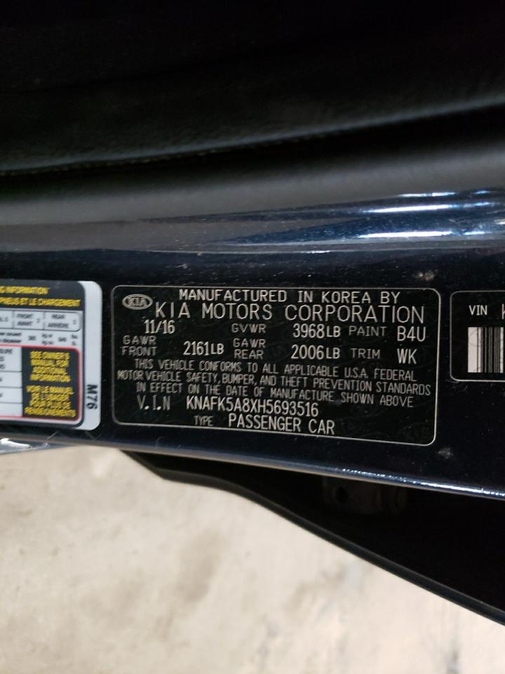 2017 Kia Forte Lx VIN: KNAFK5A8XH5693516 Lot: 67679564