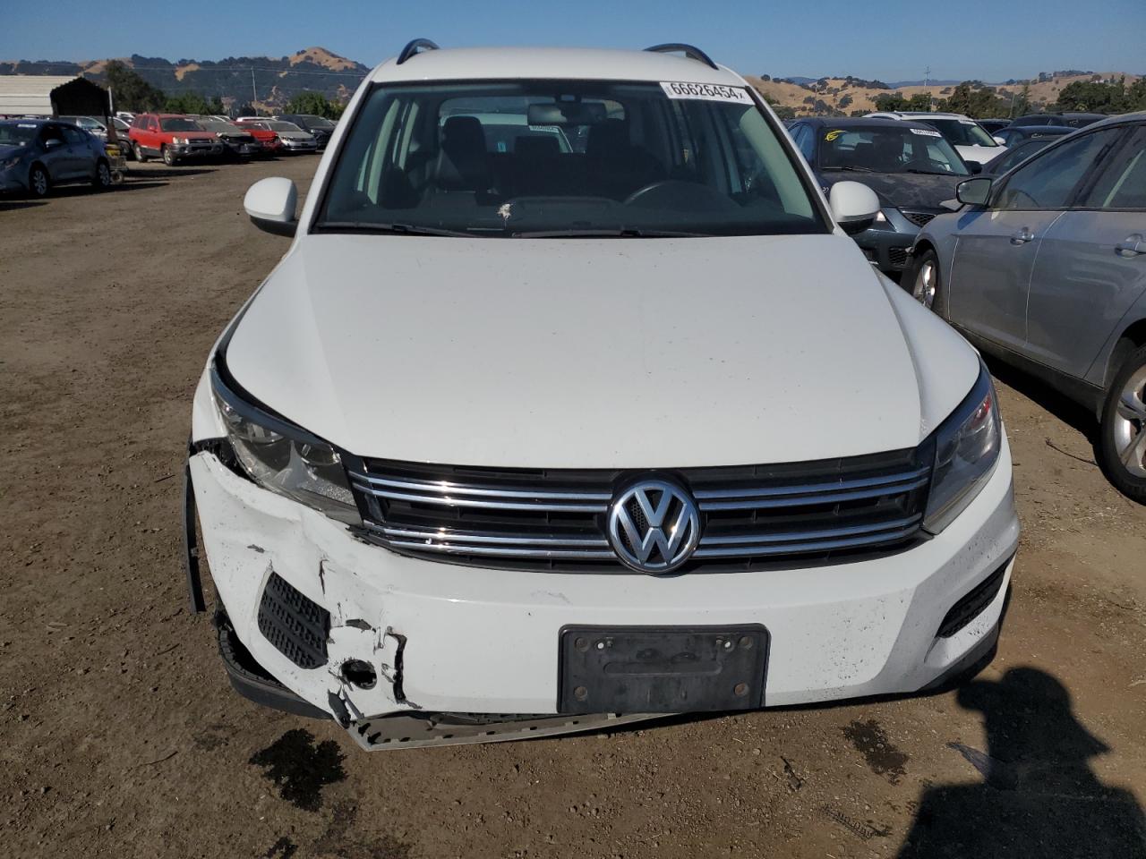 2016 Volkswagen Tiguan S VIN: WVGAV7AX1GW516056 Lot: 66626454