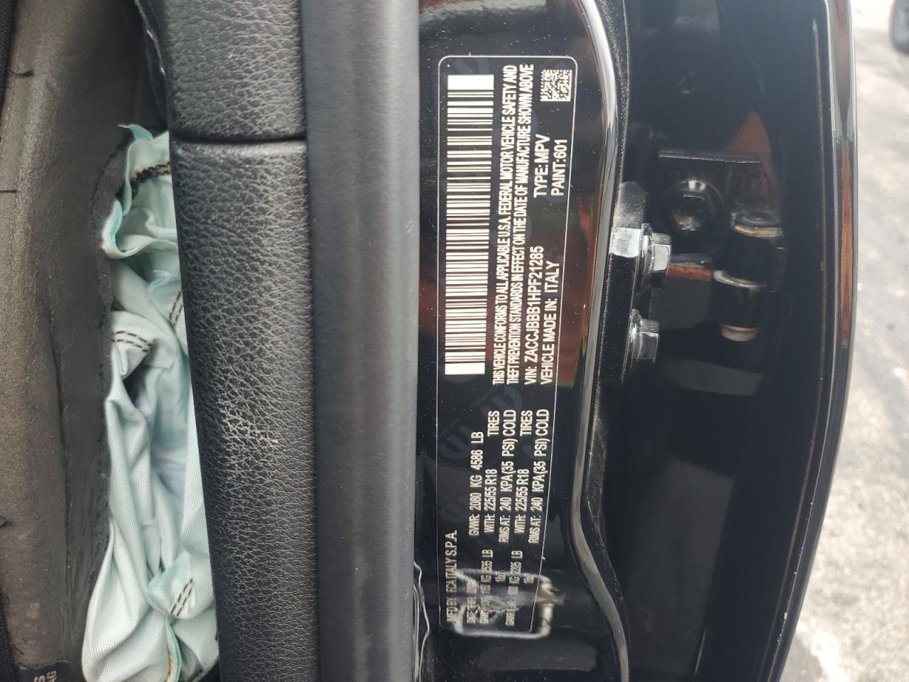 2017 Jeep Renegade Latitude VIN: ZACCJBBB1HPF21285 Lot: 66942384