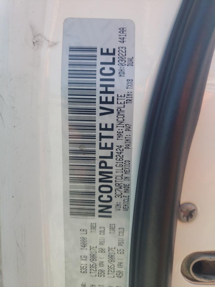 2020 Ram 3500 VIN: 3C7WRTCL1LG162424 Lot: 70640004