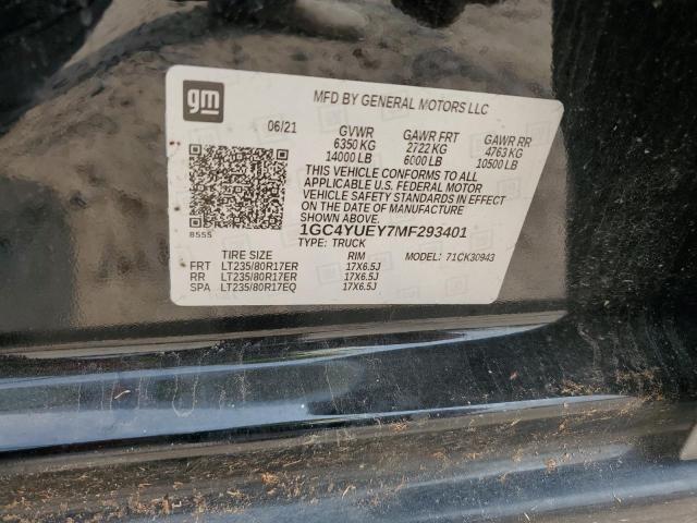 1GC4YUEY7MF293401 Chevrolet All Models SILVERADO 13