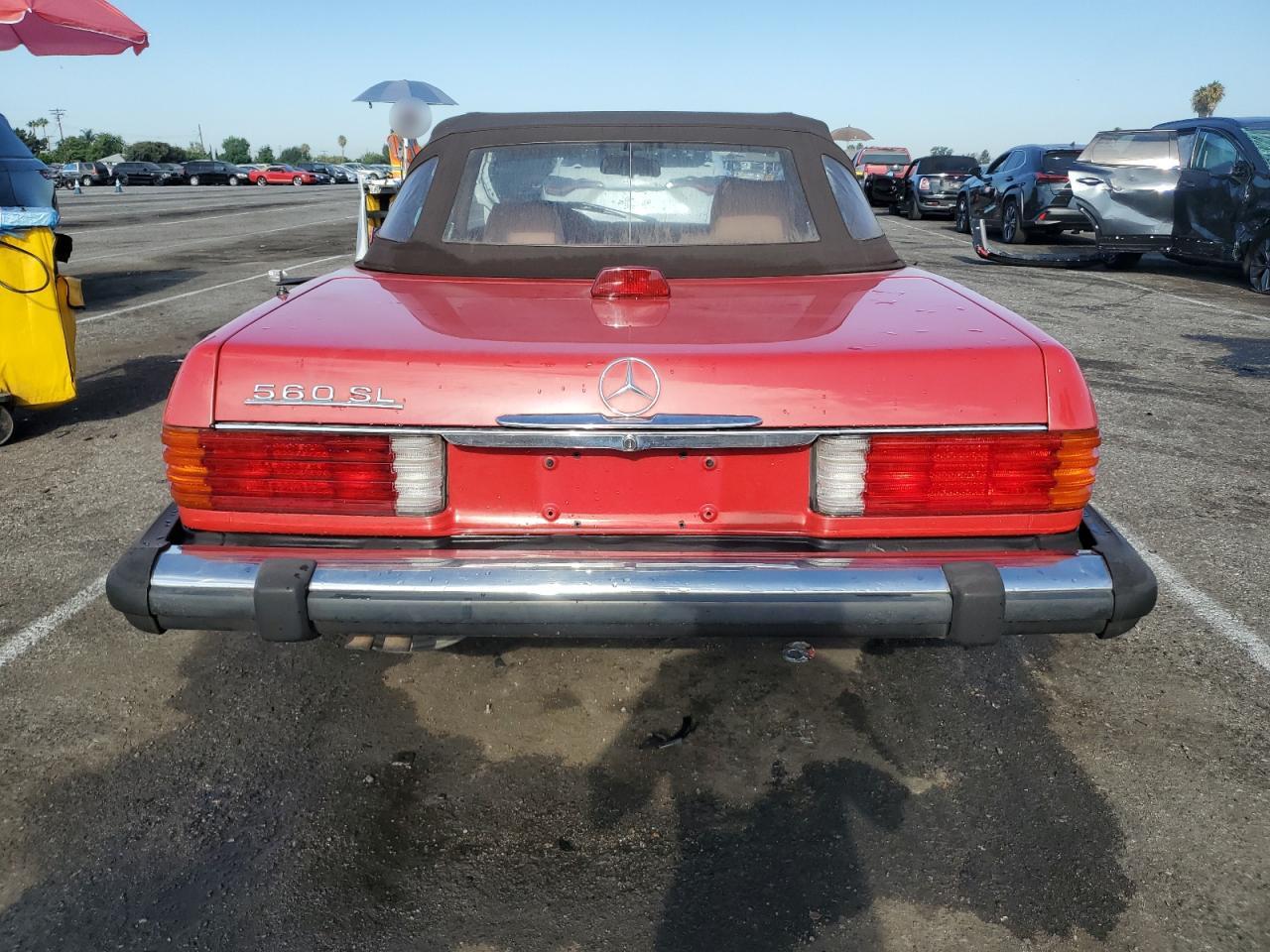 1986 Mercedes-Benz 560 Sl VIN: WDBBA48D3GA036952 Lot: 65465294