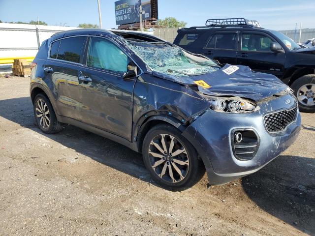  KIA SPORTAGE 2017 Синий