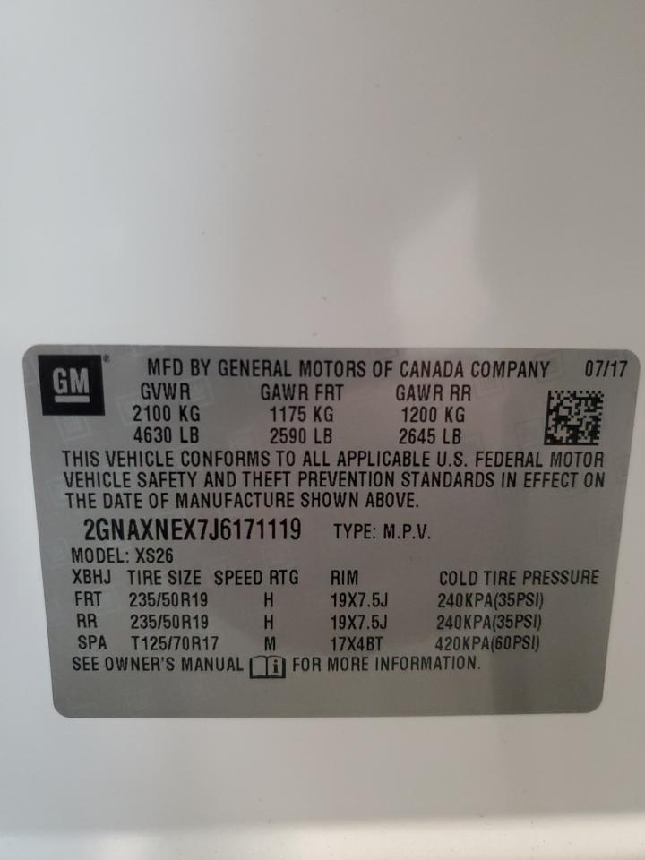 2GNAXNEX7J6171119 2018 CHEVROLET EQUINOX - Image 13