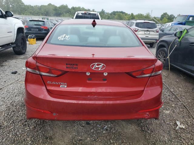  HYUNDAI ELANTRA 2017 Czerwony