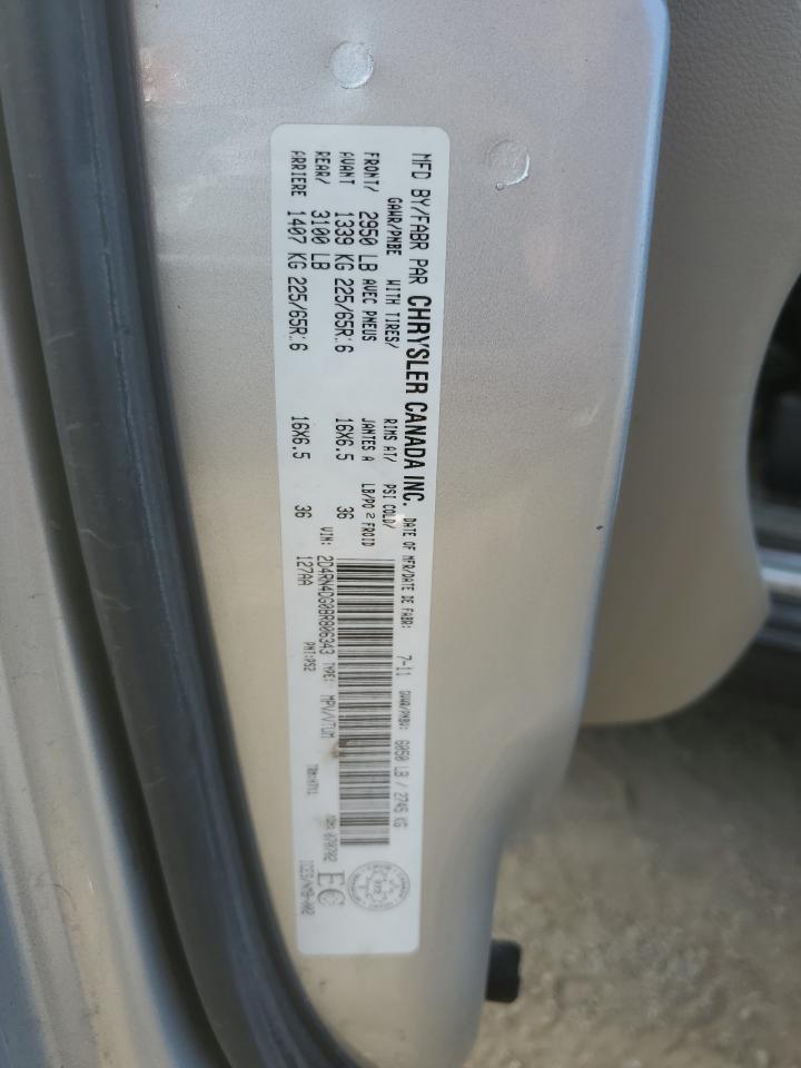 2011 Dodge Grand Caravan Express VIN: 2D4RN4DG0BR806343 Lot: 65926184