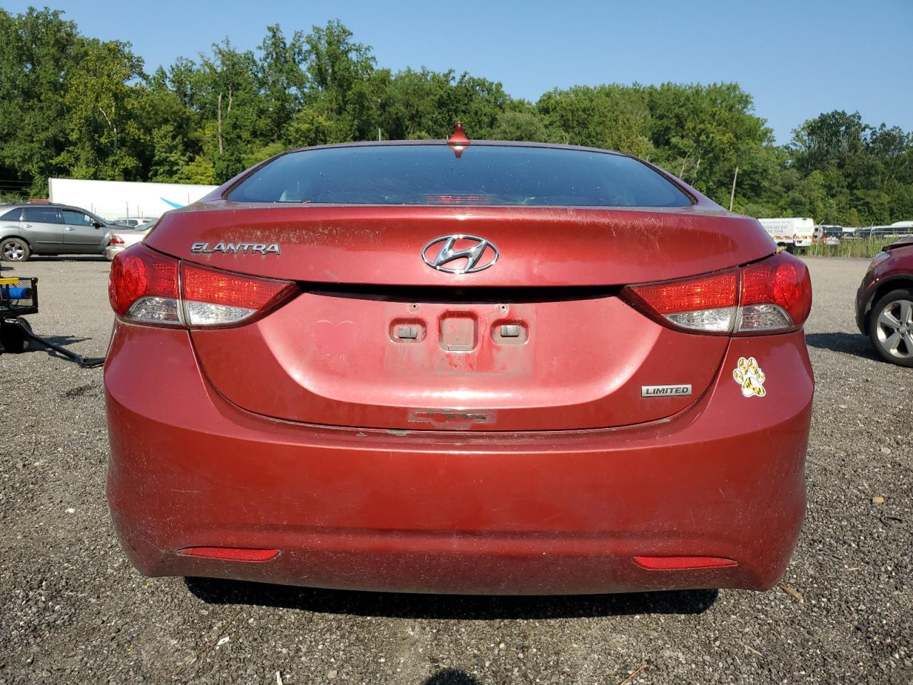 2012 Hyundai Elantra Gls VIN: KMHDH4AE0CU319287 Lot: 68786034