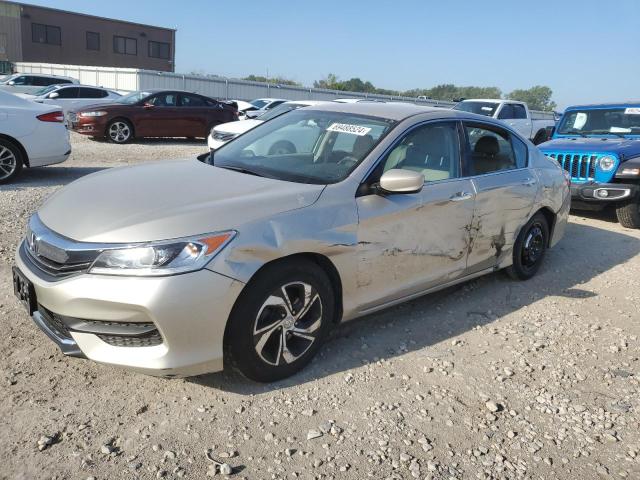 2016 Honda Accord Lx продається в Kansas City, KS - Side