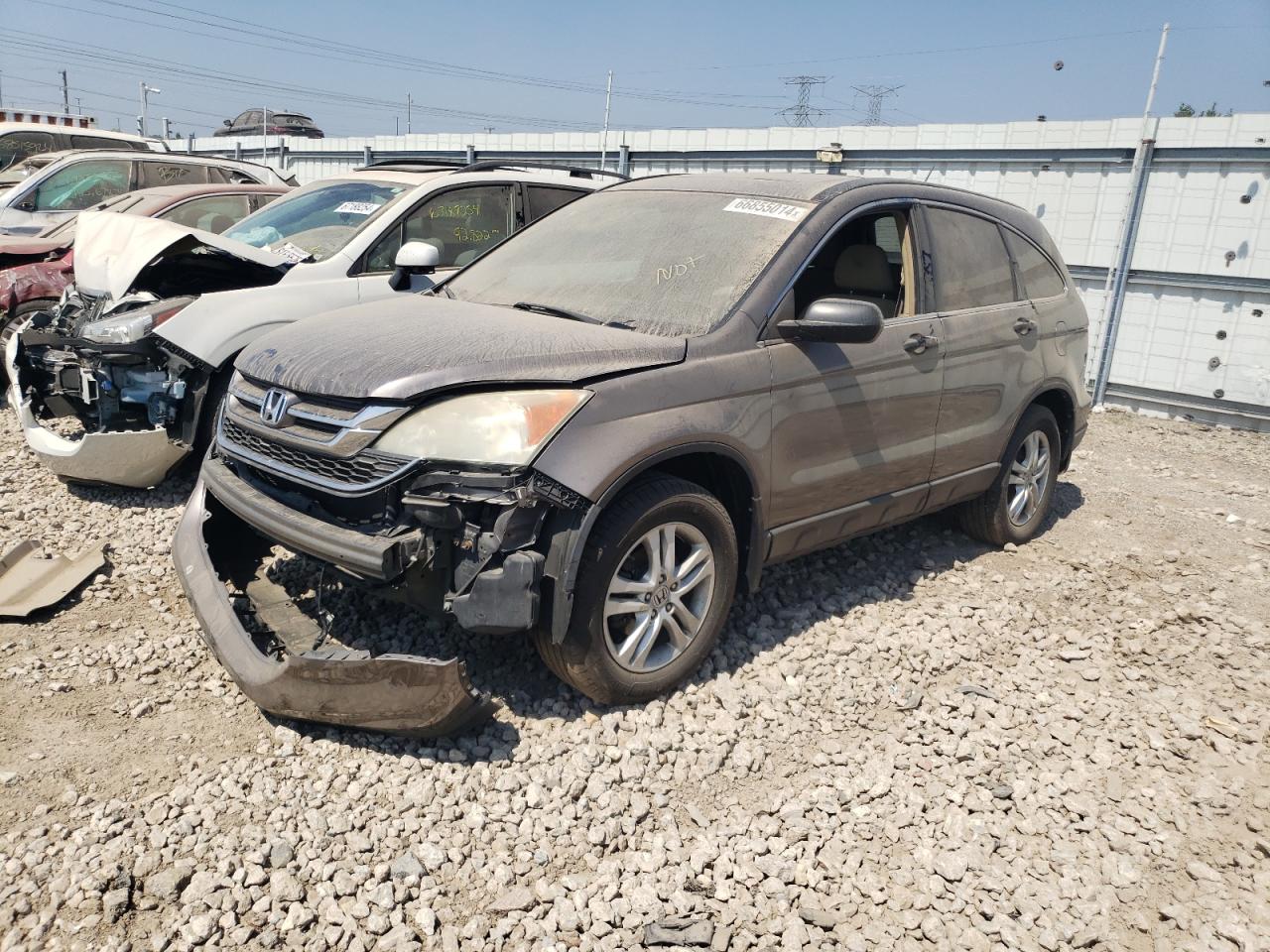 2011 Honda Cr-V Ex VIN: 5J6RE4H53BL052833 Lot: 66855014