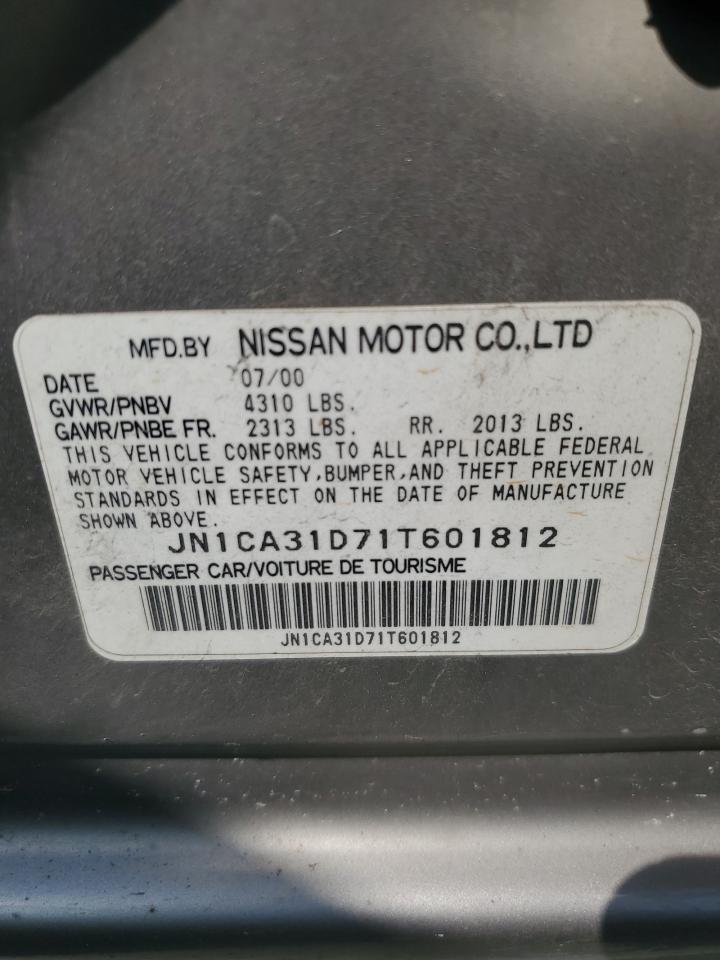 JN1CA31D71T601812 2001 Nissan Maxima Gxe