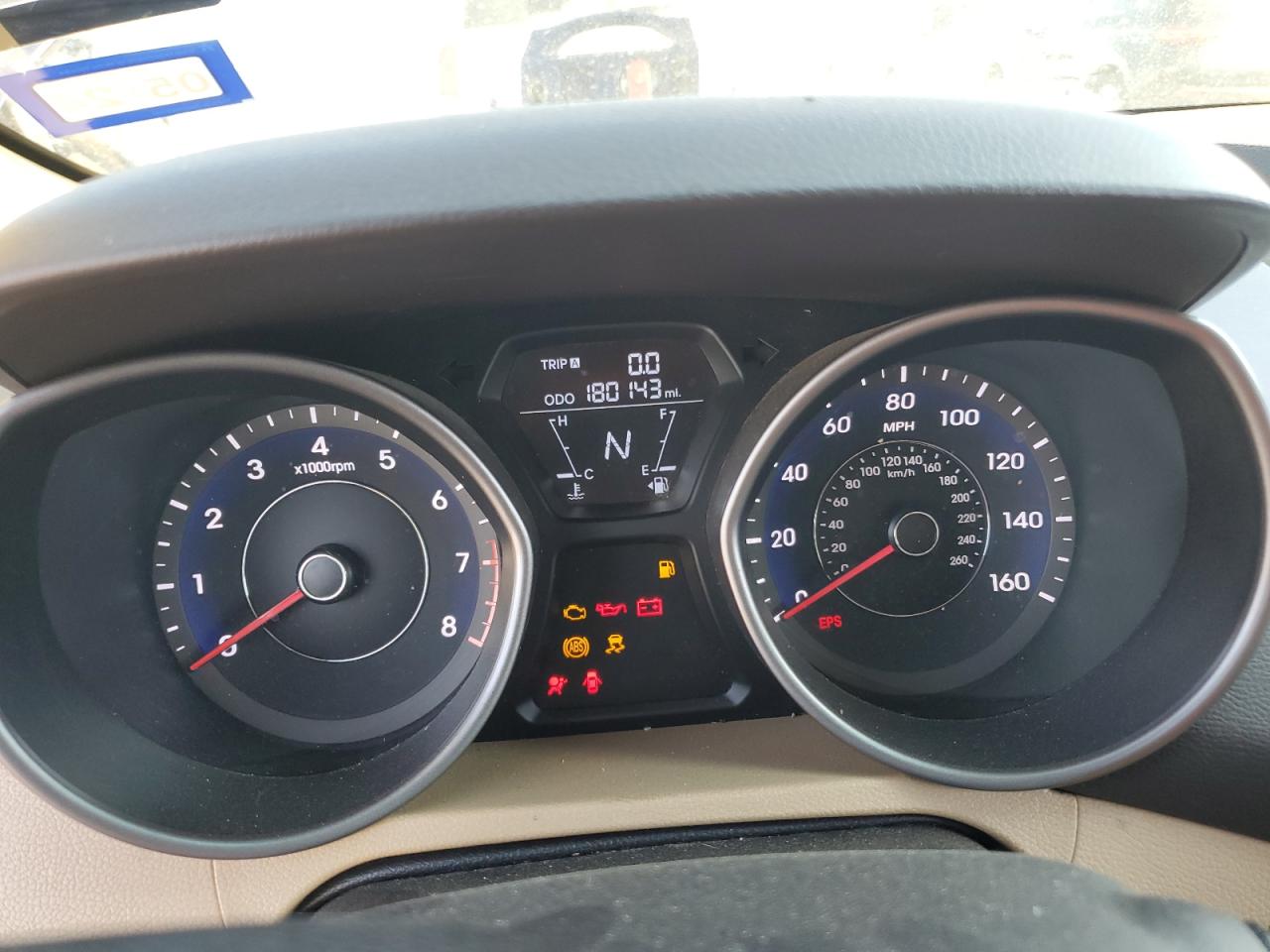 2013 Hyundai Elantra Gls VIN: 5NPDH4AE3DH279920 Lot: 66584094