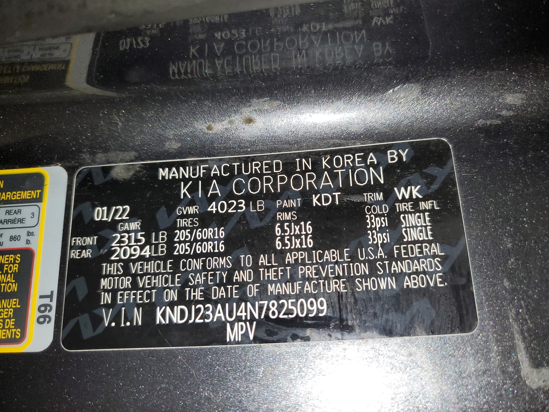 KNDJ23AU4N7825099 2022 Kia Soul Lx