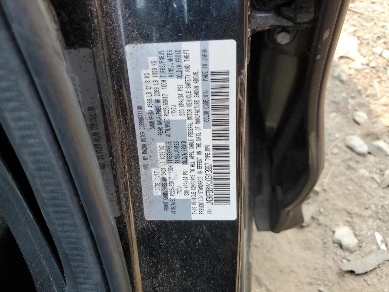 JM3KFBBMXJ0313987 2018 Mazda Cx-5 Sport