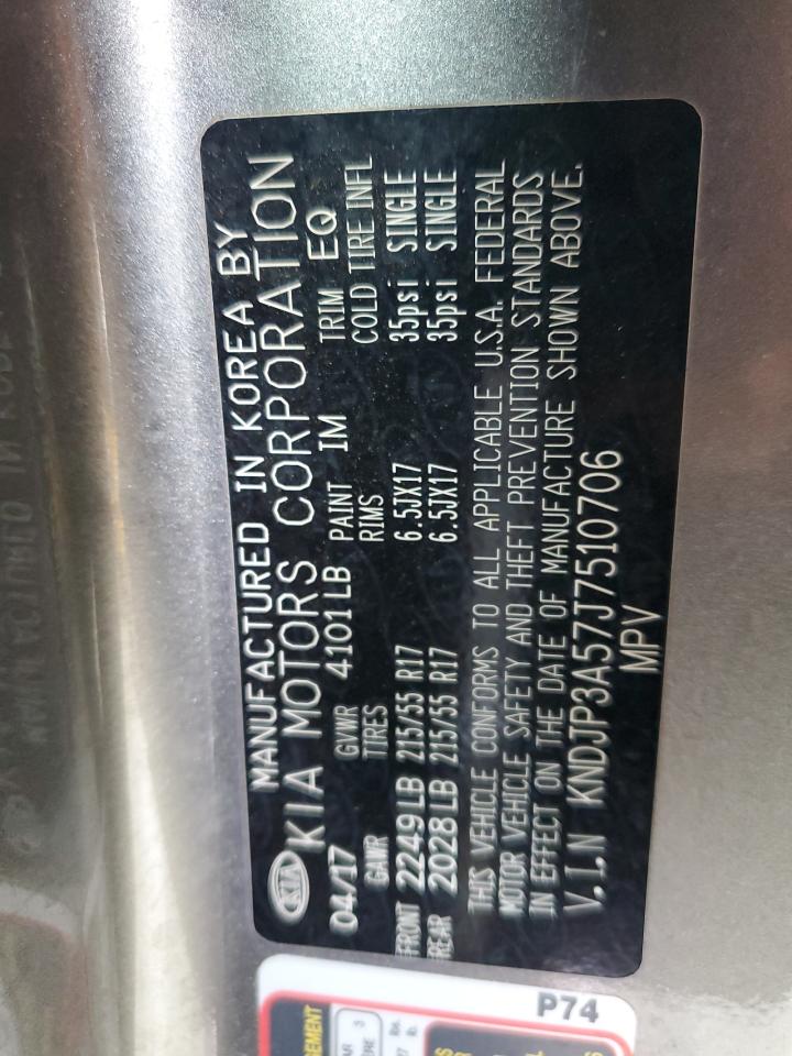 2018 Kia Soul + VIN: KNDJP3A57J7510706 Lot: 65213874