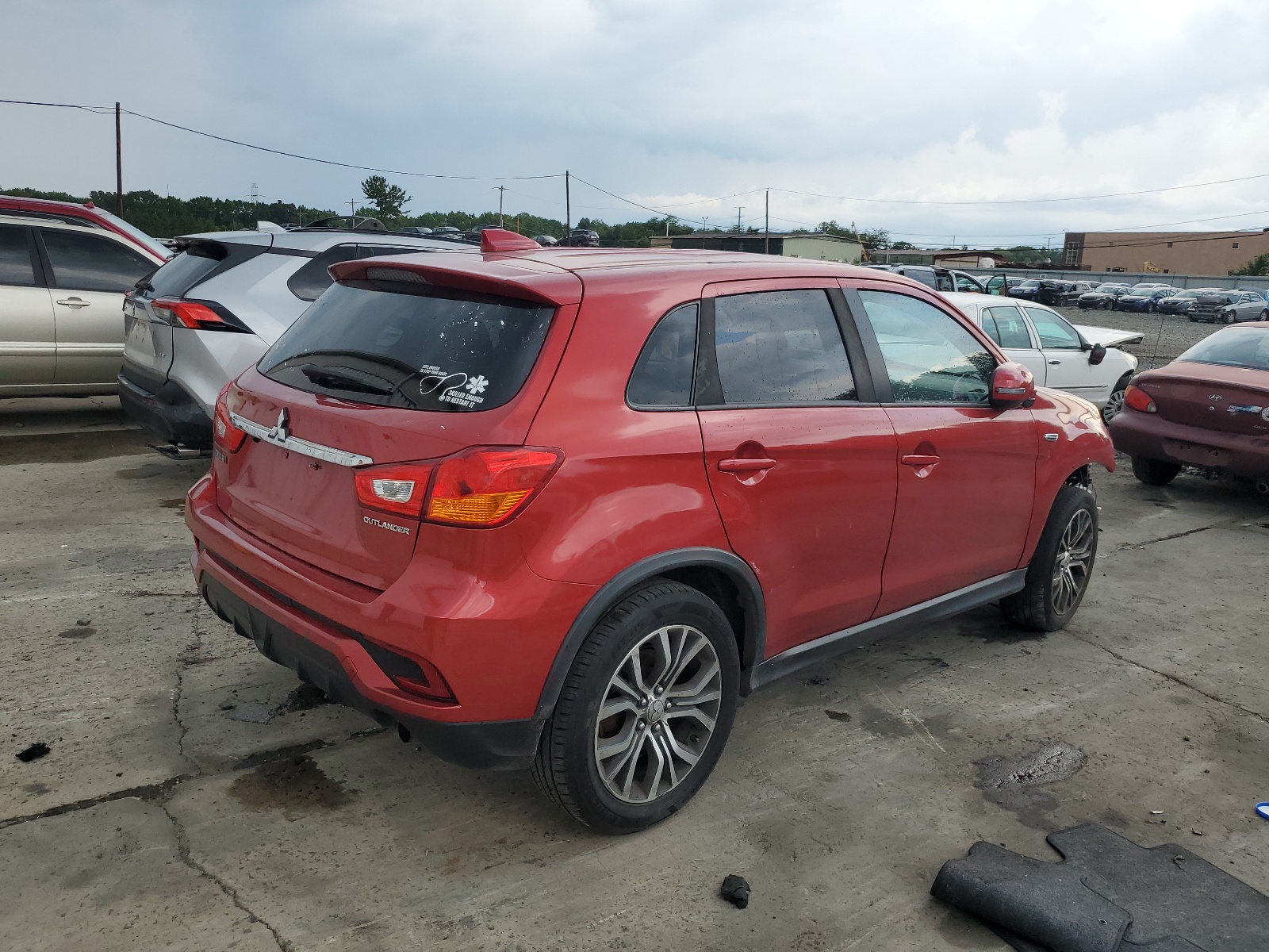 2018 Mitsubishi Outlander Sport Es vin: JA4AR3AWXJU001546