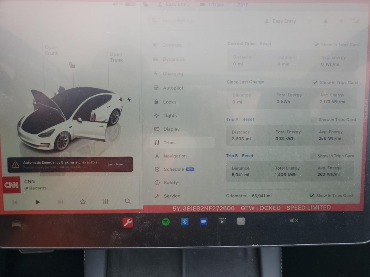 5YJ3E1EB2NF272606 2022 Tesla Model 3