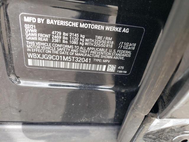 WBXJG9C01M5T32041 BMW X1 XDRIVE2 13