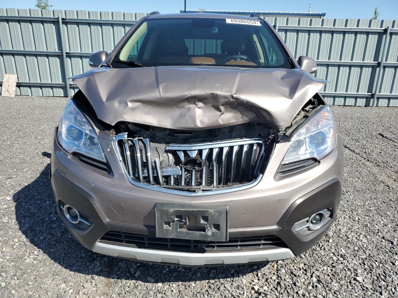 2015 BUICK ENCORE with FRONT END damage, VIN KL4CJCSB5FB197815