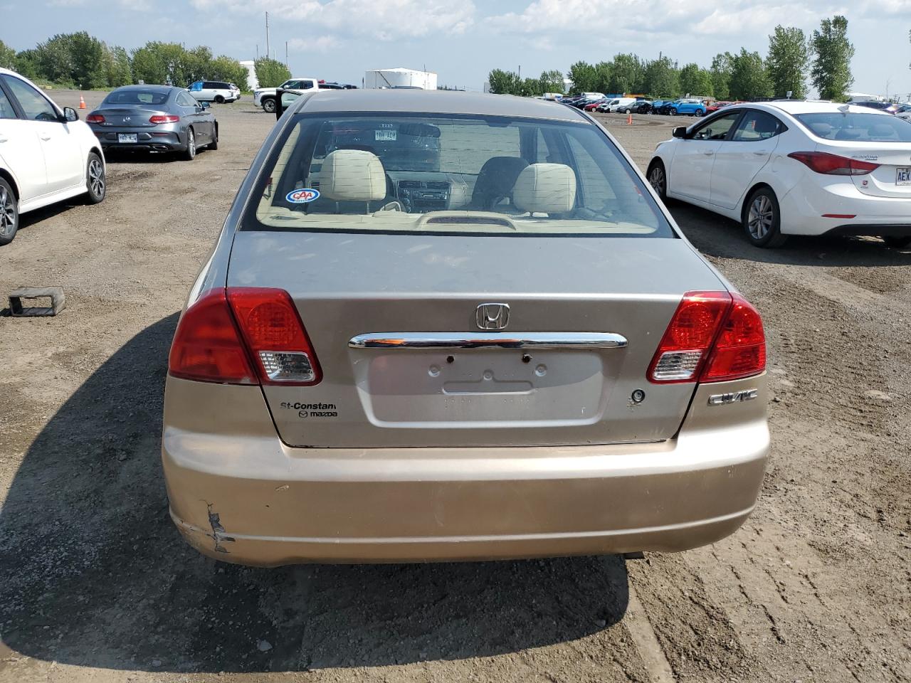 2003 Honda Civic Dx VIN: 2HGES16463H942149 Lot: 67240854