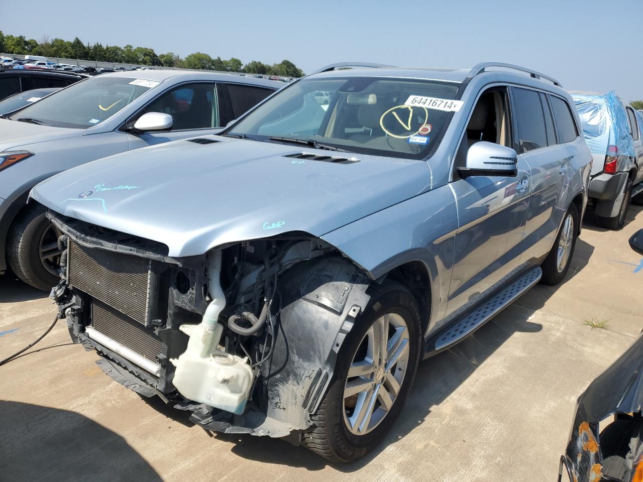 2016 Mercedes-Benz Gl 450 4Matic VIN: 4JGDF6EEXGA644273 Lot: 64416714