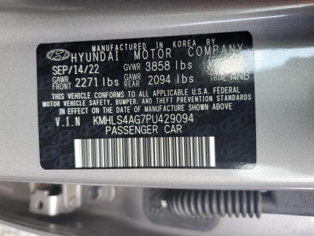 KMHLS4AG7PU429094 Hyundai Elantra SE 13