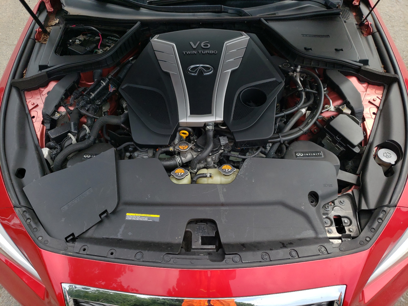 2017 Infiniti Q50 Red Sport 400 vin: JN1FV7AP3HM850924