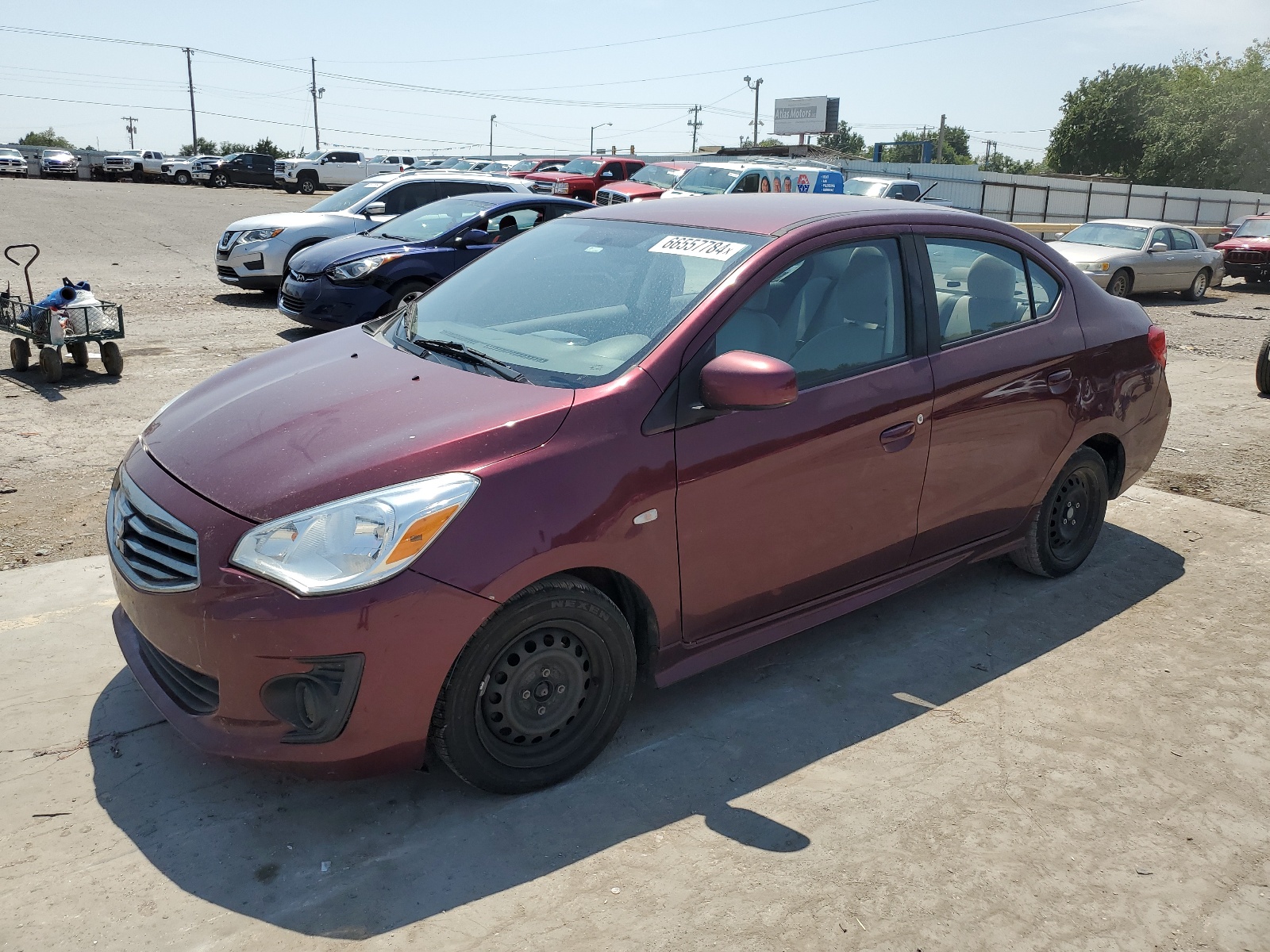 2018 Mitsubishi Mirage G4 Es vin: ML32F3FJ3JHF13423