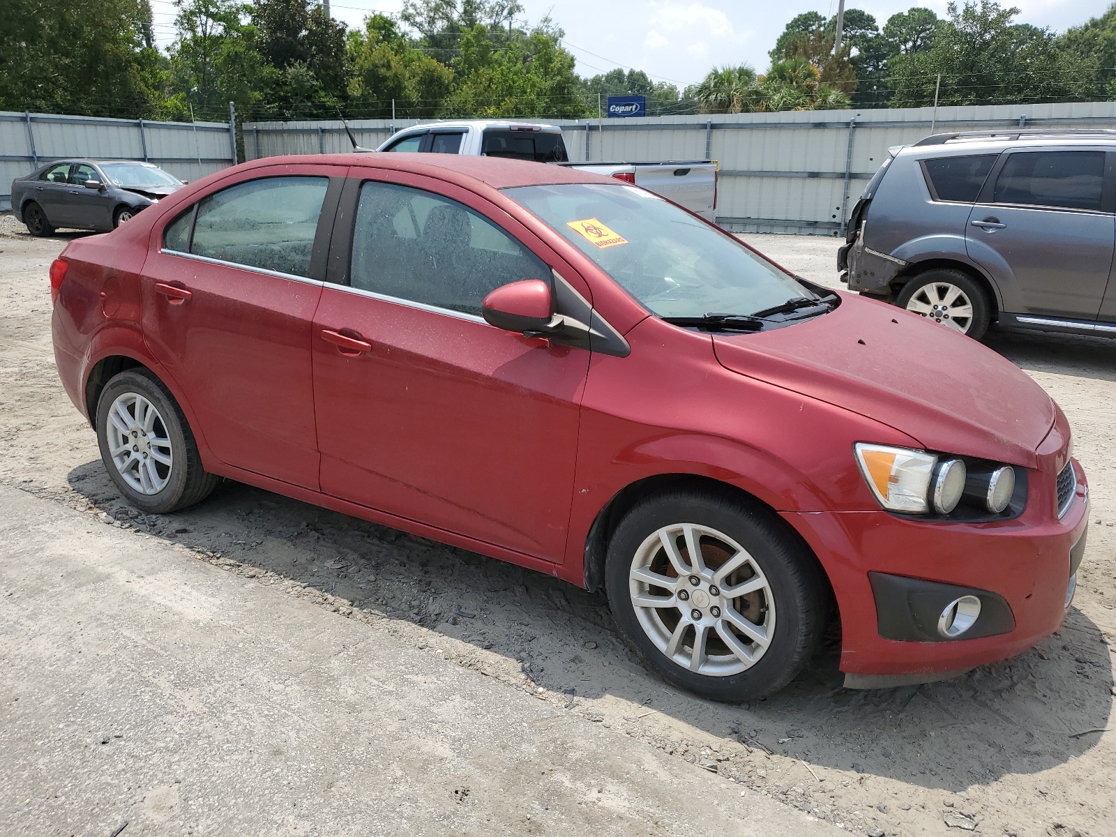 2012 Chevrolet Sonic Lt vin: 1G1JC5SHXC4228251