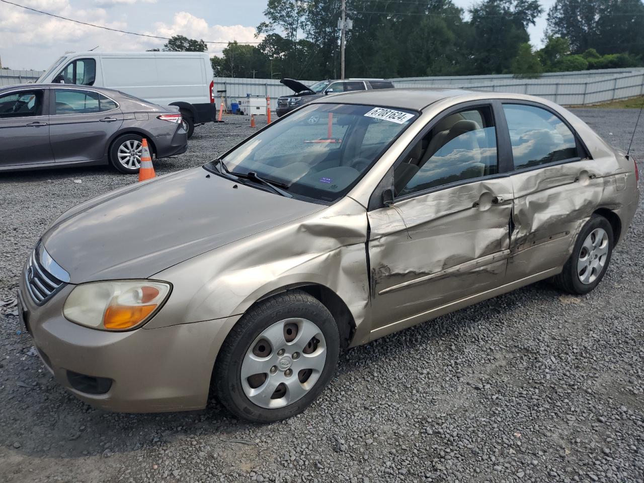 2008 Kia Spectra Ex للبيع في Gastonia، NC - All Over
