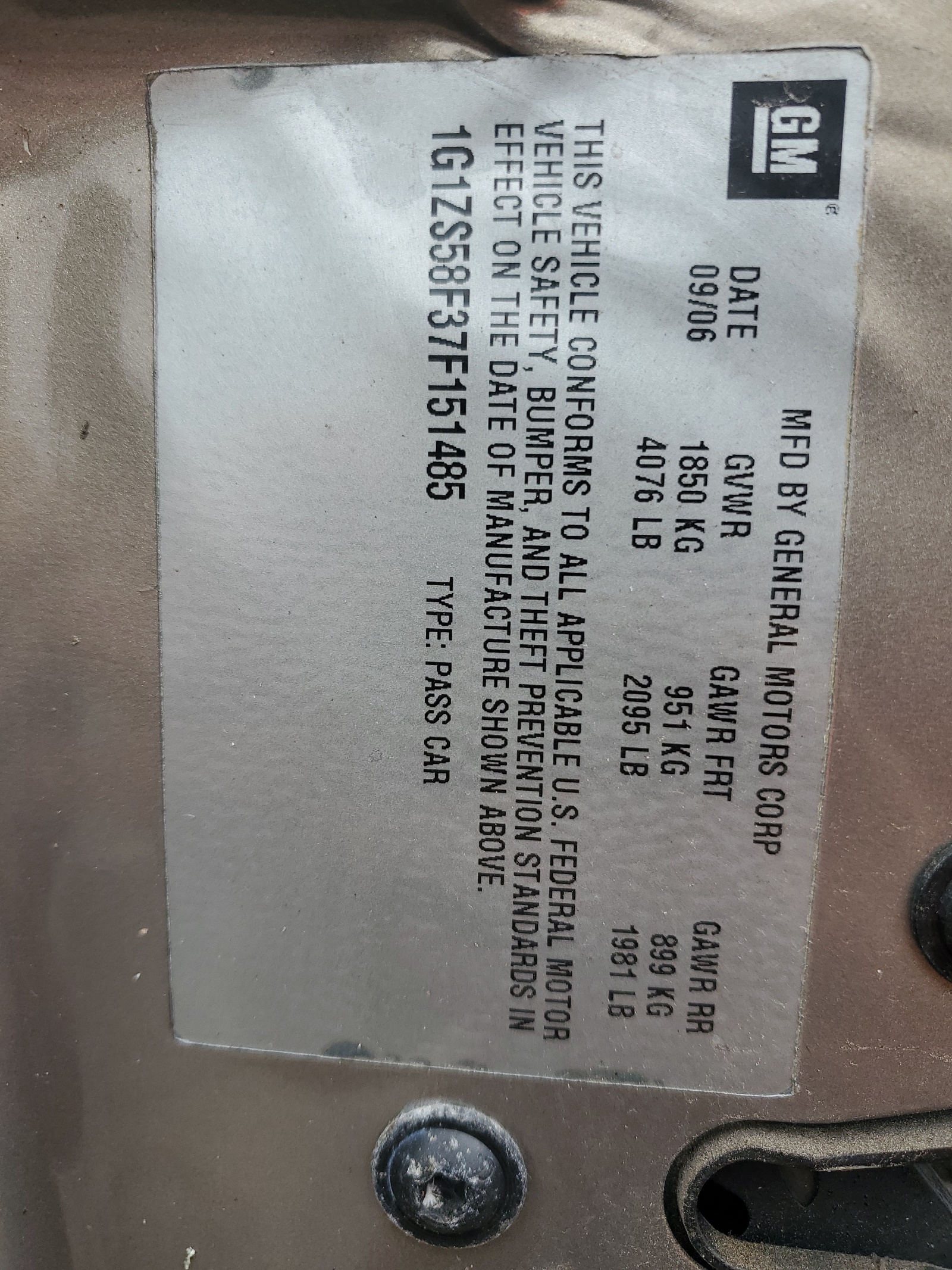 1G1ZT58F77F138235 2007 Chevrolet Malibu Lt