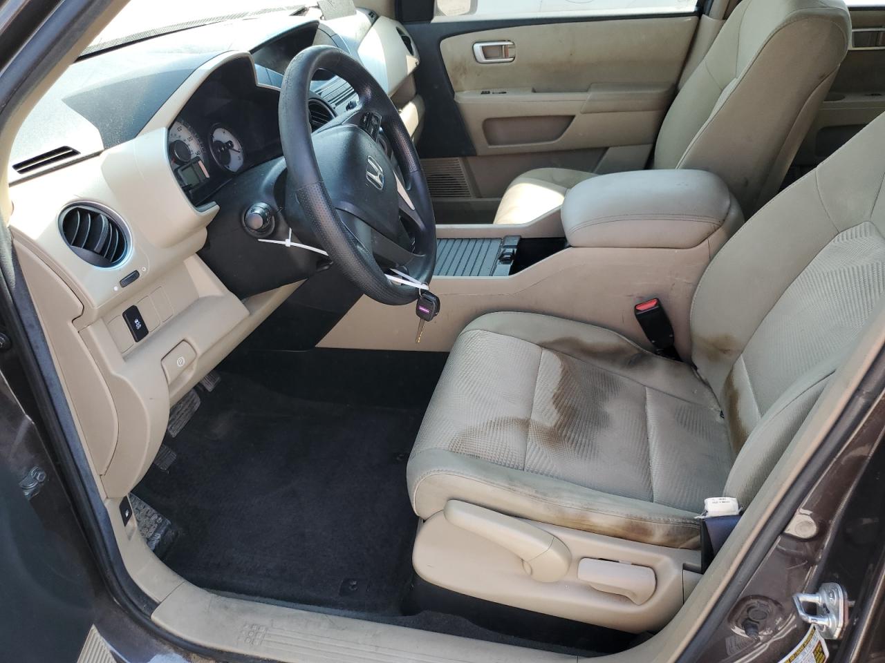 2012 Honda Pilot Lx VIN: 5FNYF3H20CB002216 Lot: 65326254