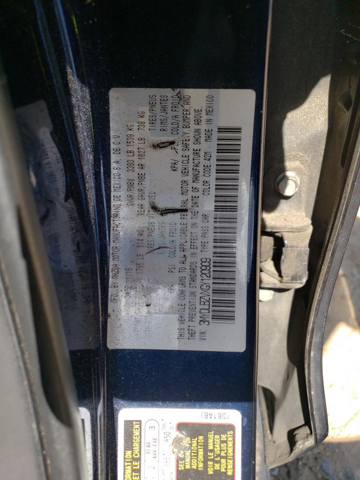 2016 Toyota Scion Ia VIN: 3MYDLBZVXGY120909 Lot: 68118274