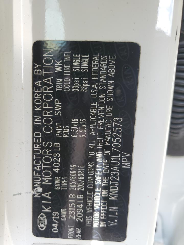 2020 Kia Soul Lx VIN: KNDJ23AU1L7052573 Lot: 66913974