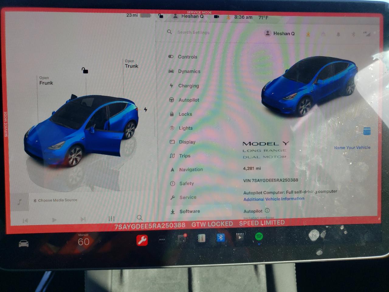 7SAYGDEE5RA250388 2024 Tesla Model Y