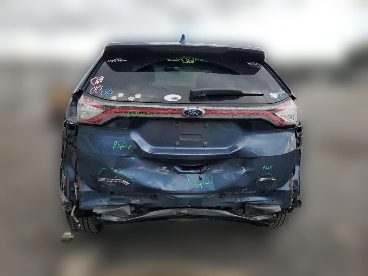 2018 Ford Edge Sel VIN: 2FMPK3J82JBB02992 Lot: 65200234