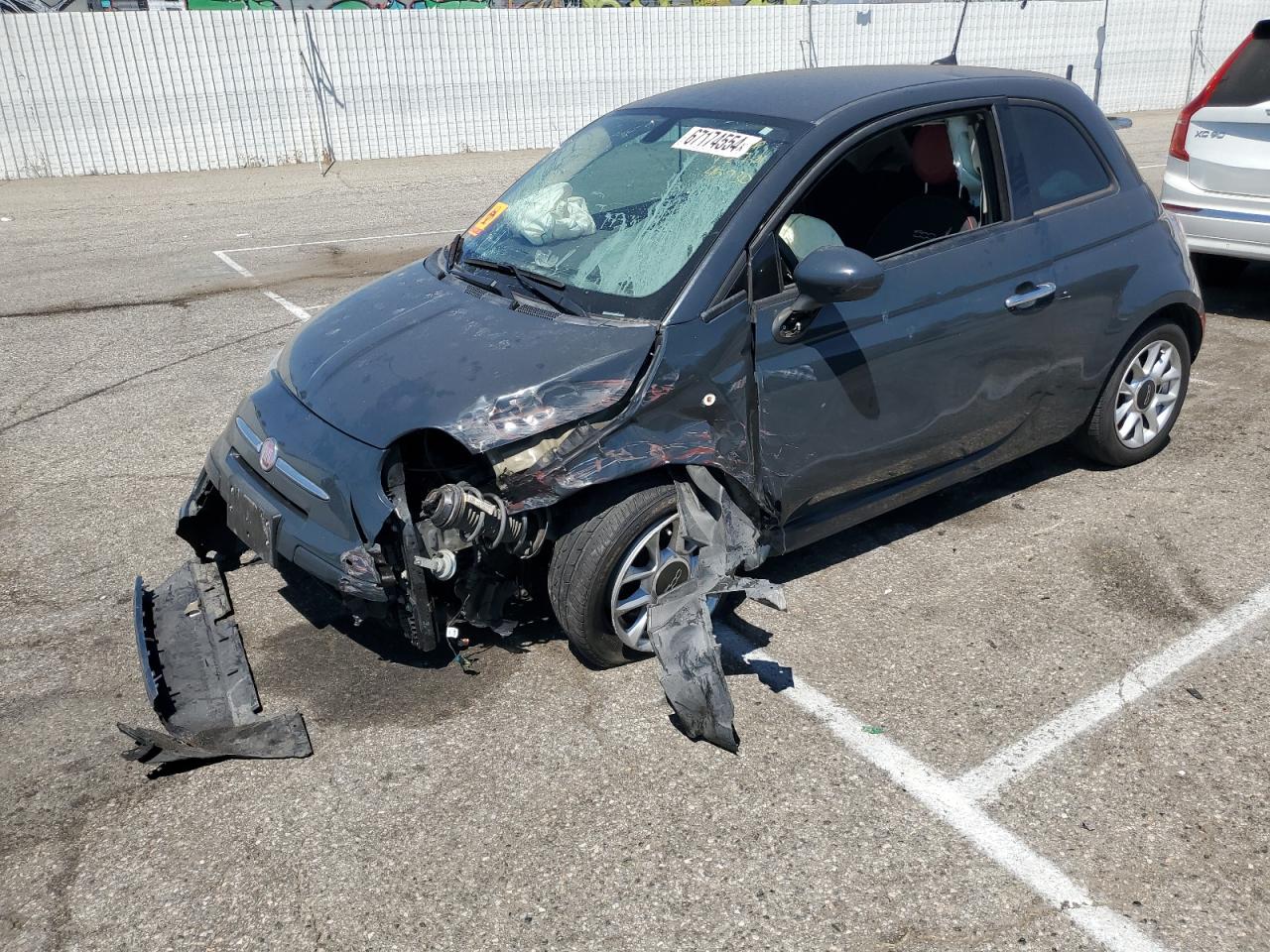 2017 Fiat 500 Pop VIN: 3C3CFFKR1HT700039 Lot: 67174554