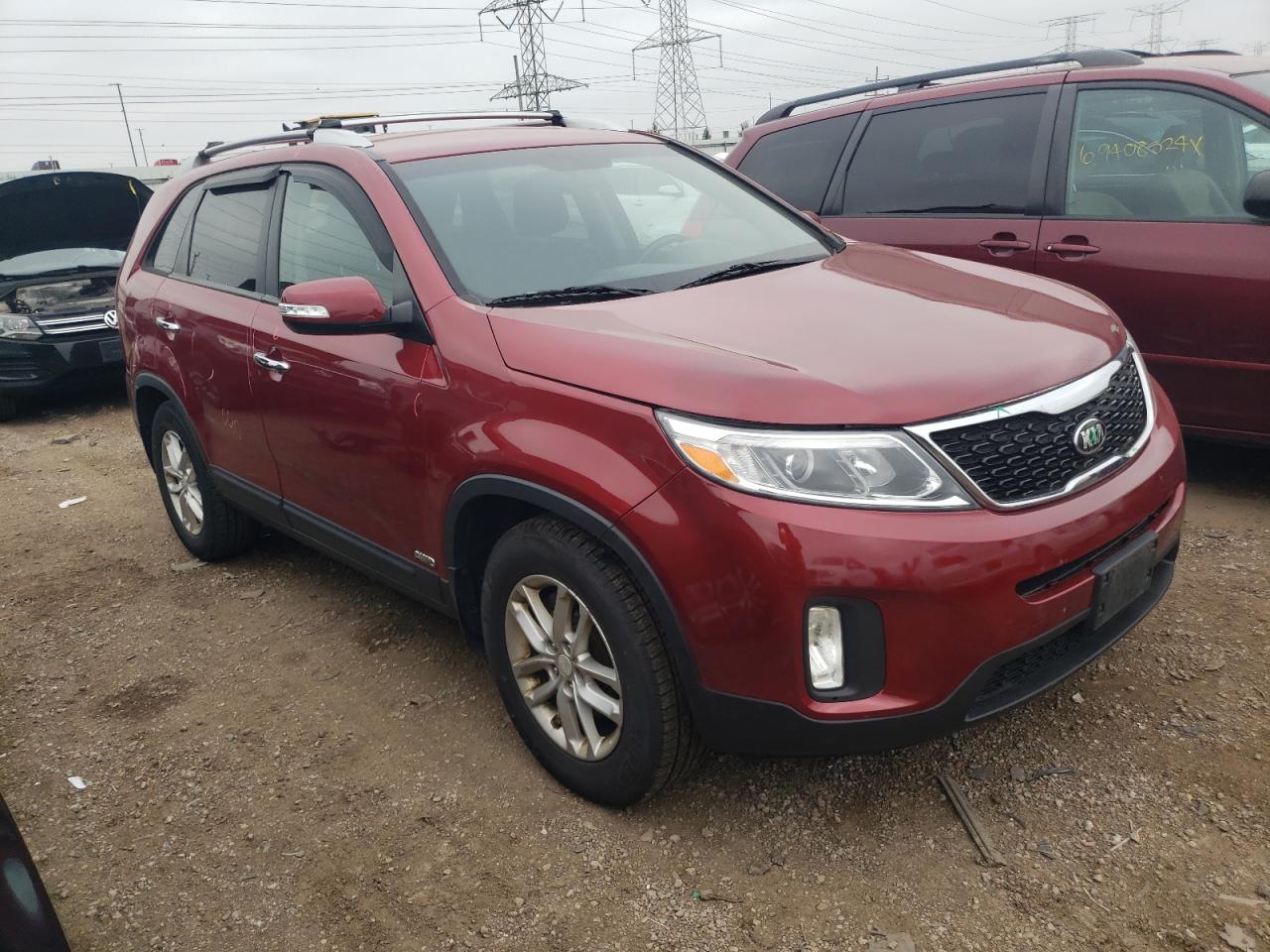 2014 Kia Sorento Lx VIN: 5XYKTDA69EG514411 Lot: 67746544