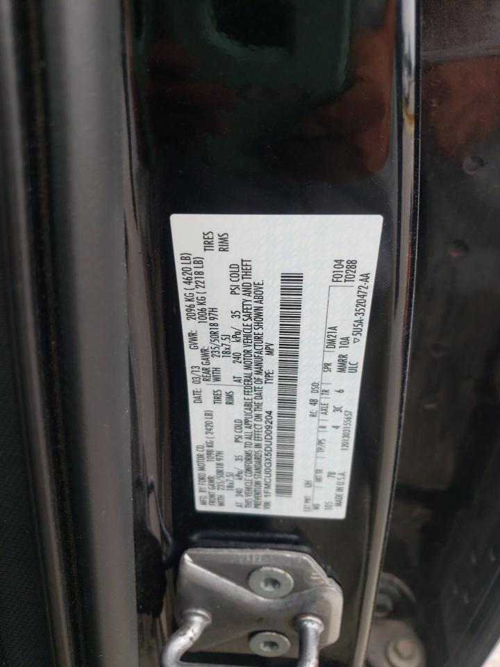 2013 Ford Escape Se VIN: 1FMCU0GX5DUD09204 Lot: 65956044