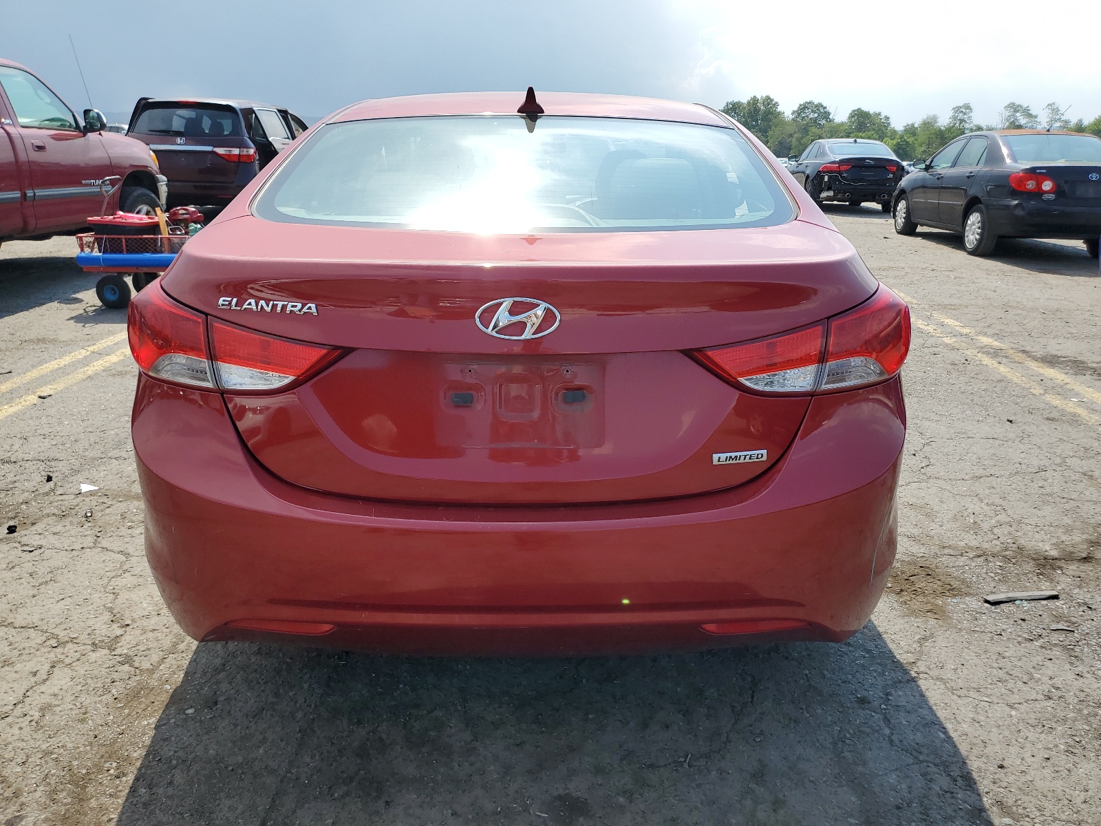 KMHDH4AE1CU360382 2012 Hyundai Elantra Gls