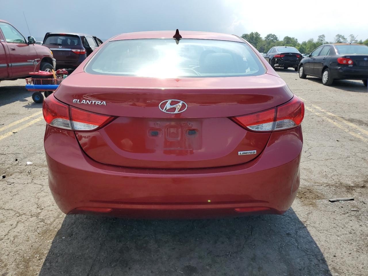 2012 Hyundai Elantra Gls VIN: KMHDH4AE1CU360382 Lot: 66069314