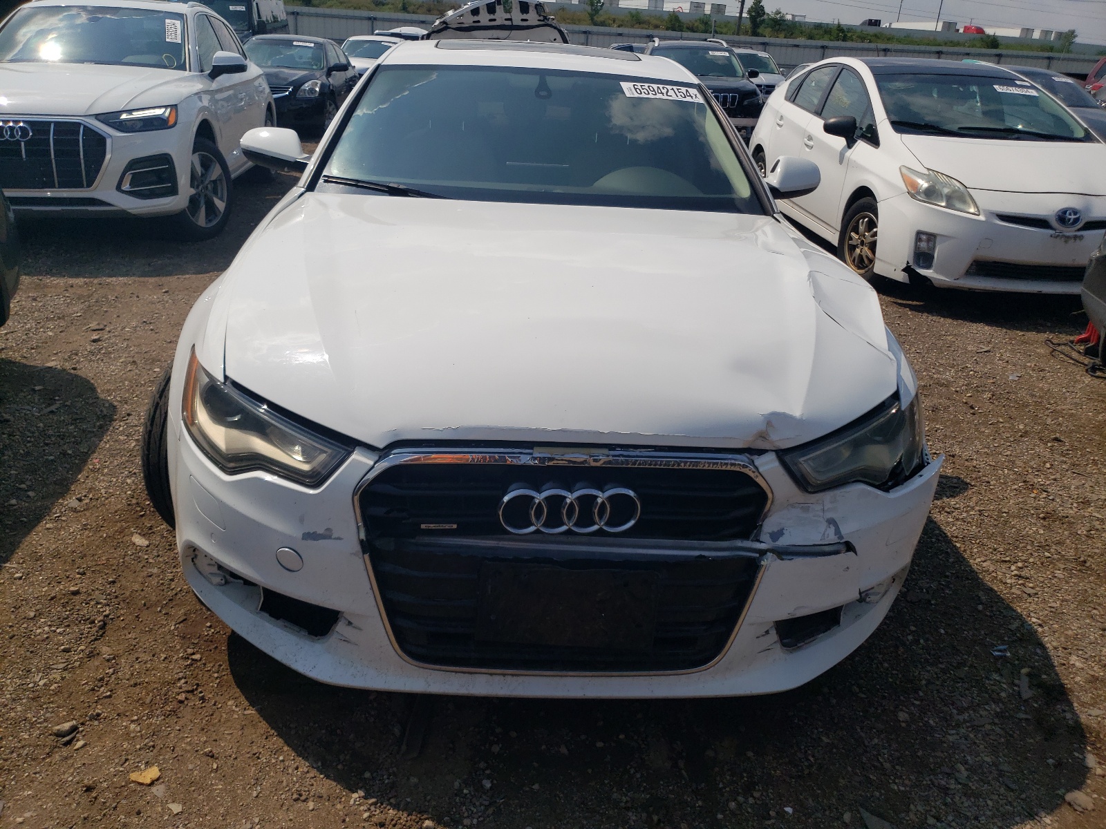 2012 Audi A6 Premium Plus vin: WAUGGAFC1CN165464