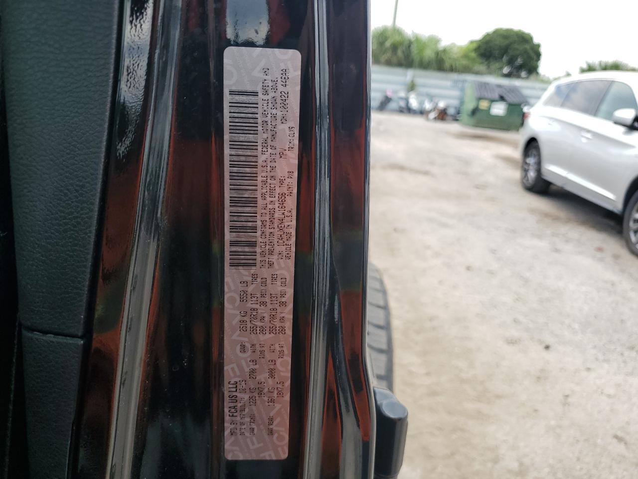 2020 Jeep Wrangler Unlimited Sahara VIN: 1C4HJXEN4LW164656 Lot: 66849174