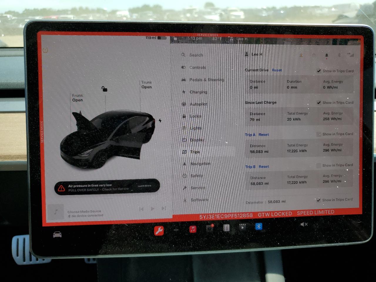 5YJ3E1EC9PF512858 2023 Tesla Model 3