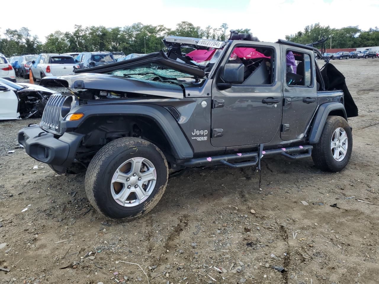 2018 Jeep Wrangler Unlimited Sport VIN: 1C4HJXDG6JW163041 Lot: 68237764