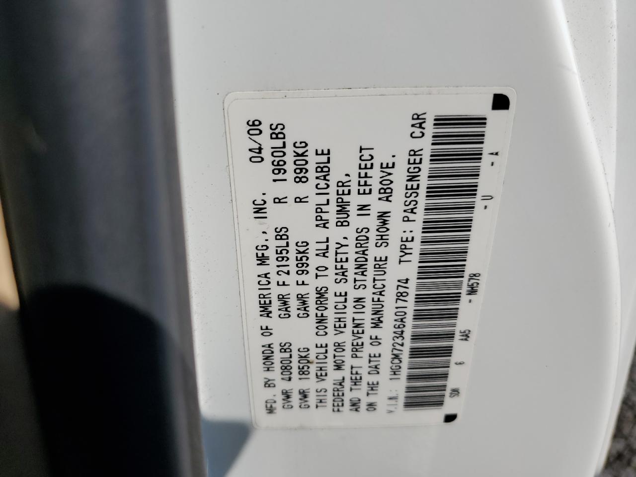 2006 Honda Accord - Image 12