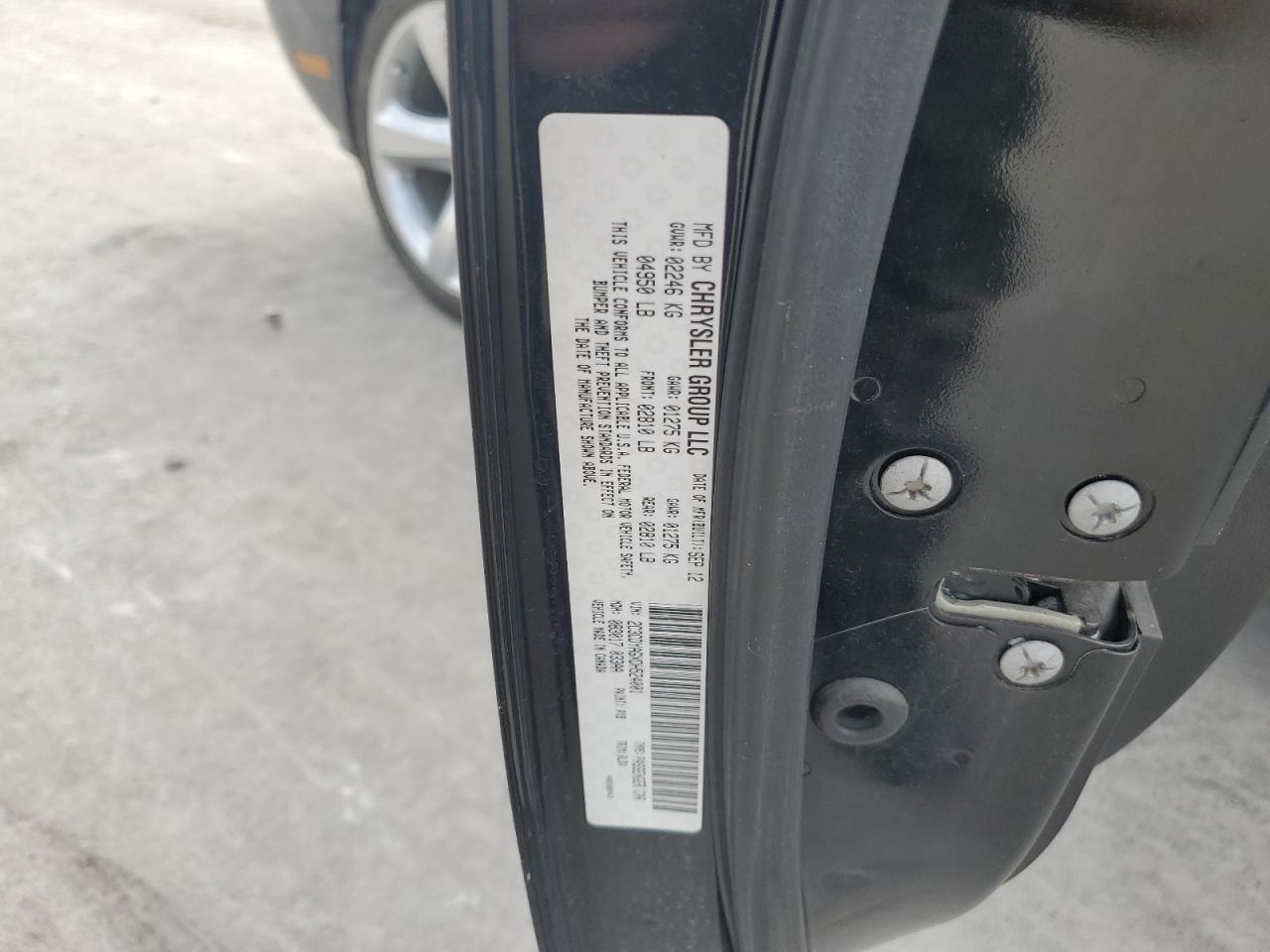 2013 Dodge Challenger Sxt VIN: 2C3CDYAGXDH524001 Lot: 64779084