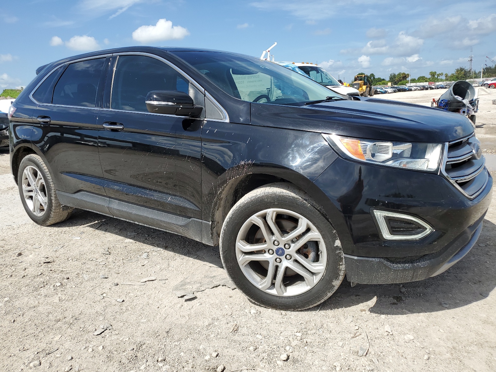 2017 Ford Edge Titanium vin: 2FMPK4K90HBC03472