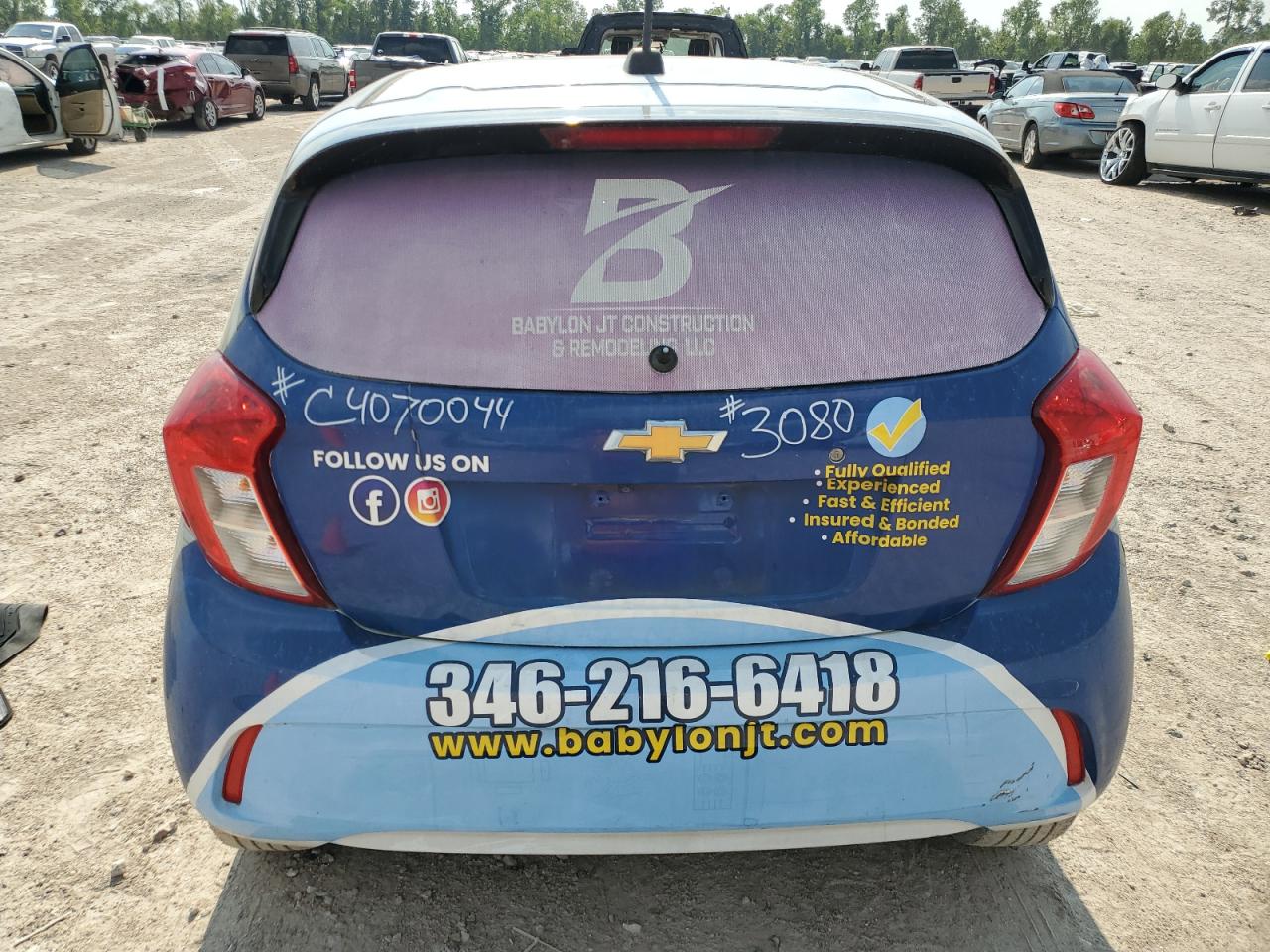 2021 Chevrolet Spark Ls VIN: KL8CB6SA8MC713080 Lot: 66182344