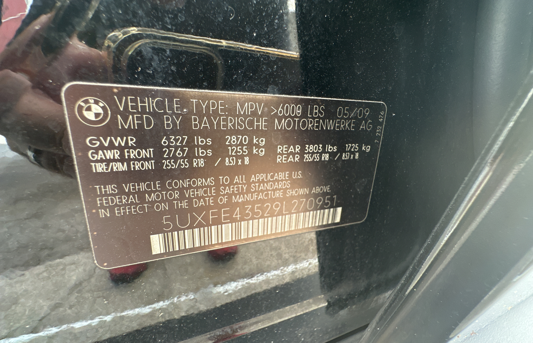 5UXFE43529L270951 2009 BMW X5 xDrive30I